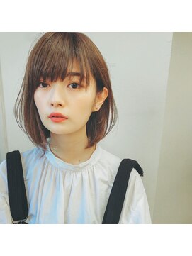 ジジ 代々木(Gigi) [代々木]ナチュラルピンクスイートAラインの甘辛ショートボブ