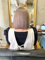 トト 船橋店(toto.)&nbsp;黒髪/グレーベージュ/レイヤーロング/前髪パーマ[西船橋/津田沼]