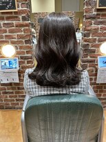 チップタップ 町田店(tip top)&nbsp;重ためレイヤーのくびれミディ ×グレージュブラウン #韓国ヘア