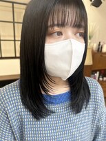 インビテーション(invitation)&nbsp;顔まわりレイヤー・ブルーブラック・ワイドバング