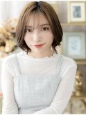 丸みフォルムオンブレ小顔くびれヘアボブルフa上尾20代30代40代