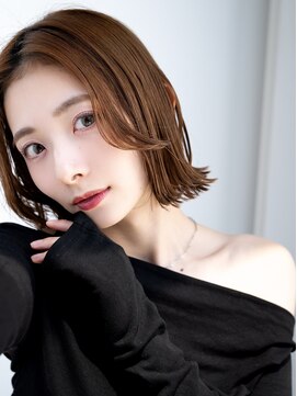 レノラ 本町(LENORA) 20代30代大人かわいいナチュラル暗髪ゆるめパーマヘア