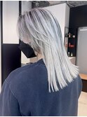 グレージュカラーレイヤーカットウェットヘア_ba513141
