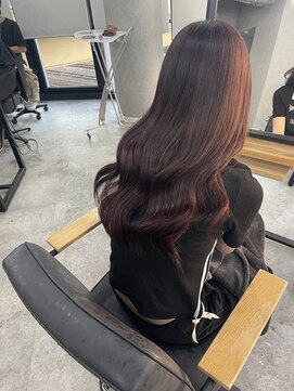 イリ 大阪(ili) 山田『韓国風艶髪/ラベンダーピンク』