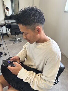 ナンバー 竪町(number+) 20代30代40代メンズアップバング清潔感爽やかビジカジ