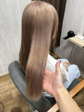 テーラヘアー 公津の杜店(TELA HAIR) ミルクティーベージュ☆