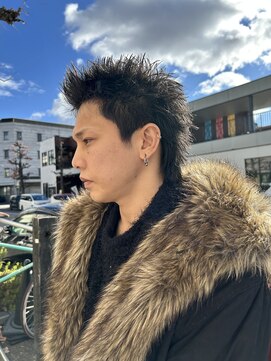 チャプター 問屋町(chapter) スパイキーウルフ”ウルフカット”ピンパーマ”眉毛カット
