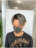 ホワイトメッシュ/ツイスト/ツイスパ/パーマ/メンズ/眉毛