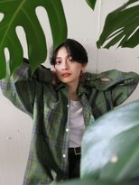 ウォーター 表参道(WATER)&nbsp;ハンサムショート/センターパート/こなれヘア