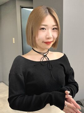 ジアン テラス(GIEN TERRASSE) ぷつんボブ/ベージュカラー@重里