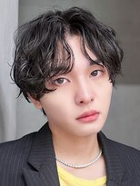 アイティーバイアルバム 松戸店(IT by ALBUM)&nbsp;韓国マッシュニュアンスパーマブルーブラック_F0410