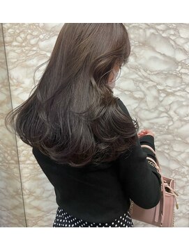 ヨウプラス(YEAU PLUS) ココアグレージュ×ふんわりロング