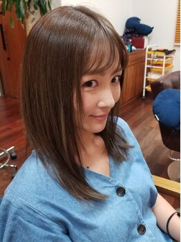 フォートップ(FOUR TOP)の写真/【松前町】あなたの髪質に合わせてトリートメントを選定◎髪の内部の栄養補修で、毛先まで潤うツヤ髪に♪
