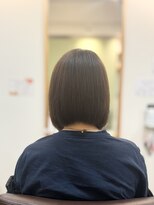 ヘアー グリーン(hair green) 30代40代50代艶感前下がりショートボブ