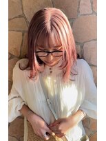 桃の木 ヘアー(桃の木 hair)&nbsp;ピンクベージュ×エンドカラー