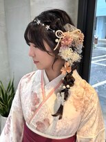 トゥイン 八王子(TWIN)&nbsp;ヘアセットヘアアレンジハーフアップ/卒業式/成人式/振袖/袴