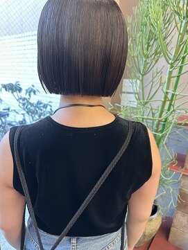 フェンヘアーアイス 中目黒(Fen.hair ici) 前下がりボブ小顔カット20代30代40代韓国風
