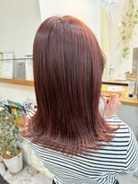 ロッカヘアエジェ(ROCCA hair eje.)&nbsp;暗めカラーチェリーブラウンストレート