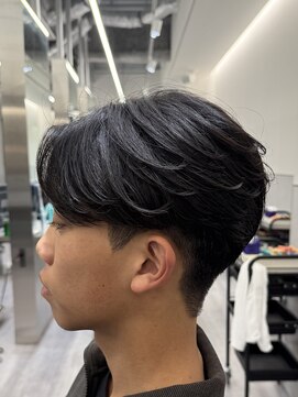 ビカムメンズヘアー 栄店(become men's hair) 曲がる縮毛矯正/フェザーパーマ/名古屋