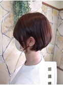 丸みショートボブ
