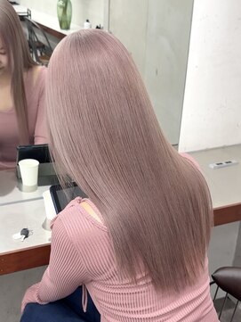 ニコ トウキョウ 渋谷(nico TOKYO) ダブルカラーミルクティーピンクホワイトパープルハイトーン韓国