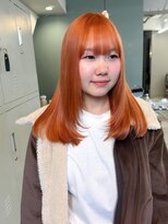 フラム 渋谷(flamme)&nbsp;◯ブリーチベースでつくるオレンジ