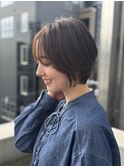 ショートボブ　髪質改善　白髪ぼかし　30代40代50代60代