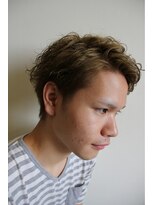 ルフトヘア 南千住&nbsp;流しバングのツイストパーマ