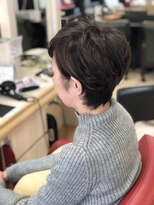 ヘアークリアー 春日部 大人可愛い耳かけ小顔ショートレイヤー/30代40代50代