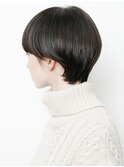 マッシュショート/黒髪