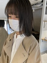 コフィー バイ メルト 吉祥寺(cofy by melt)&nbsp;【三ツ井純】20代 大人可愛い 切りっぱなしボブ 外ハネ 透明感