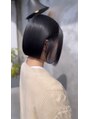 オウ(Ou) 艶のあるコンパクトボブスタイルです♪綺麗なシルエットに。。。
