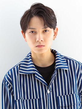 ガリカ 博多(Gallica) 【Gallica】アップバング/爽やかメンズ/黒髮マッシュショート