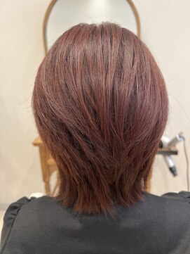 ヘアデザインロアール アリオ倉敷店(Hair Design Loire) ピンクウルフ