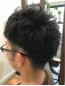魔法のバブル[マイクロバブル]+メンズカット￥3850