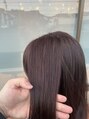 アグ ヘアー フラウ 名取手倉田店(Agu hair frau)&nbsp;ピンクブランジュブラウンとピンクを混ぜて柔らかい仕上がりに
