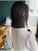 切りっぱなしボブ