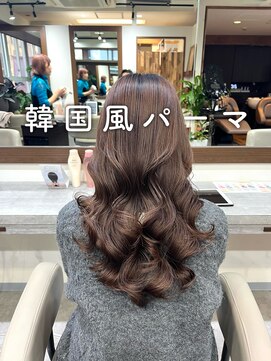 アミー 銀座(Ammy) #コテ巻き風パーマ #パーマロング#韓国風パーマ#デジタルパーマ