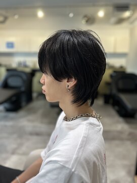 ソイクフ 四条大宮店(SOY-KUFU) 【soy-kufu】MEN'S HAIRアッシュブラックカルマパーマ