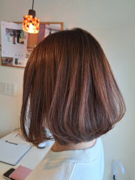 ヘア ルル(hair LuLu) お手入れラク、シンプルボブ。