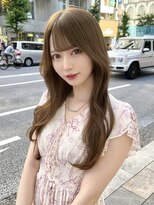 バレット 表参道(VALETTE)&nbsp;ミルクティーベージュ/可愛い前髪カット/髪質改善