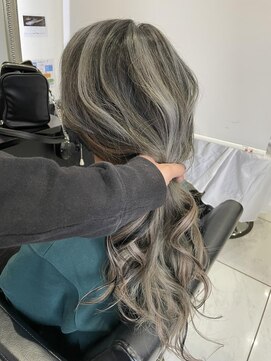 ヘアーデザイン ジェルム(Hair Design germe) バレイヤージュ×プルエク  #しのだスペシャル