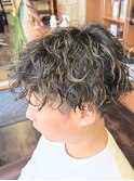 ツイストスパイラルパーマ×ハイライト