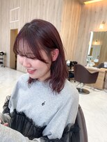 ユウヘアー 千代田橋店(U Hair)&nbsp;カシスラベンダー/暖色系カラー/イルミナカラー