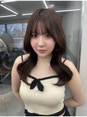 グレージュ/小顔カット/レイヤーカット/顔周り/韓国風/透明感