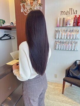 マーリャヘアー(mallia hair) レイヤースタイルレイヤーカットロングレイヤー小顔スタイル