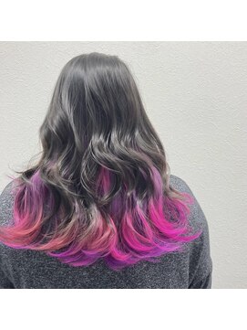 アルケム 学芸大学(AlChem) 【Hana指名】インナーと毛先ピンク系[学芸大学前/ハイトーン]