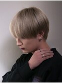 シースルーマッシュブリーチダブルカラーフェイスフレーミング