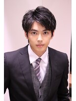 ネイビー(NAVY)&nbsp;デキる男はやっている スーツに合うビジネスショート