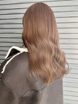 ロックス バイ マグ 松本(rocks BY MAG) 艶髪◎ブリーチミルクティーベージュロング